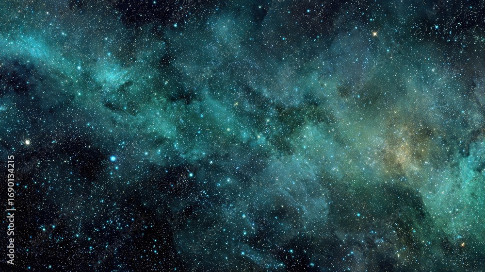 Wall mural stunning starry interstellar space background