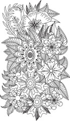 Abstract geometric composition with bold colors and text elements