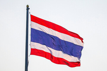 The Thai national flag, Tricolor flag, has been used since 1917, when the country was still called...