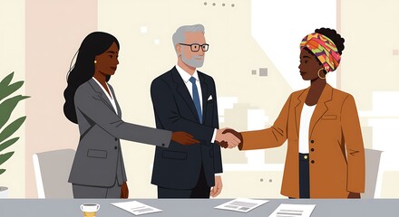 Business Meeting Handshake.