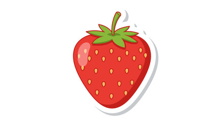 strawberry isolated on white background