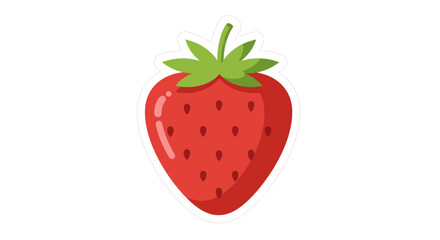 strawberry isolated on white