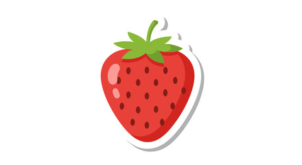 strawberry isolated on white background