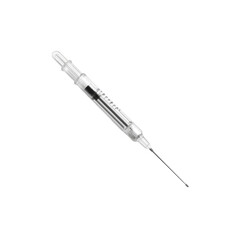 Fototapeta premium Sterile Disposable Medical Syringe with Needle Close-up
