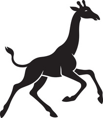 giraffe vector silhouette