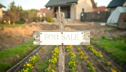 Property sign, for sale