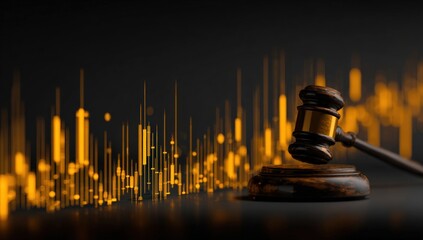 Legal judgement, financial charts