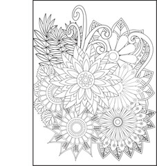 Abstract geometric shapes with bold color accents