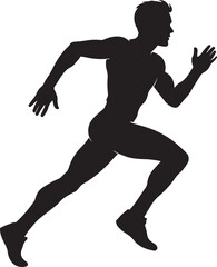 Man vector silhouette