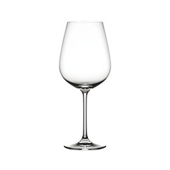Elegant Empty Wine Glass on Transparent Background - Studio Shot, High Quality, Clear Crystal Glassware for Wine Tasting, Celebration, or Sophisticated Decor
