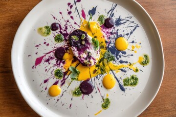 Artistic Food Presentation - Vibrant Colors and Creative Plating.