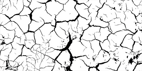 Abstract background with cracked dry soil texture. Modern vector background.