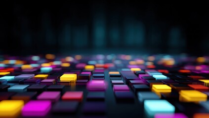 Abstract digital mosaic