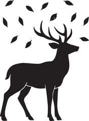 deer vector silhouette