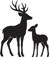 deer vector silhouette