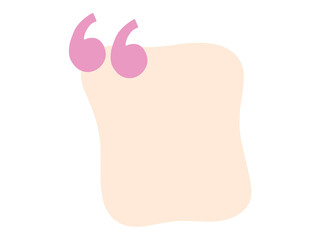 hand drawn Quotation bubble speech bubble dialogue text box symbol isolated on transparent background