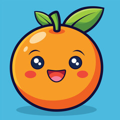 design logo icon vector cartoon mascot character orange