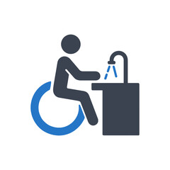 Accessible Sink Assistance icon