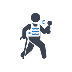 Obraz premium Accessible Life Jacket Icon