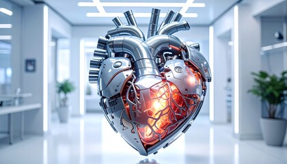 Robotic Heart in Medical Facility