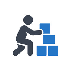 Stacking Boxes Icon