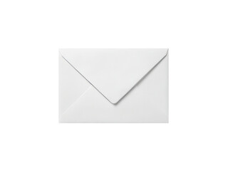Blank white envelope isolated on black background mail correspondence, Isolated On White Background, Png Transparent