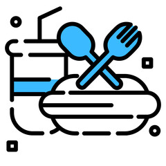 icon of a  food, drink. suitable for website, food application and e-commerce.