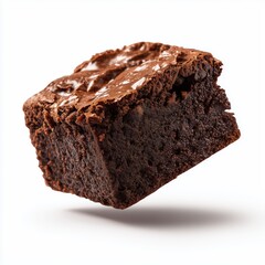 Flawless Brownie: A Rich Chocolate Delight , white background cut out PNG
