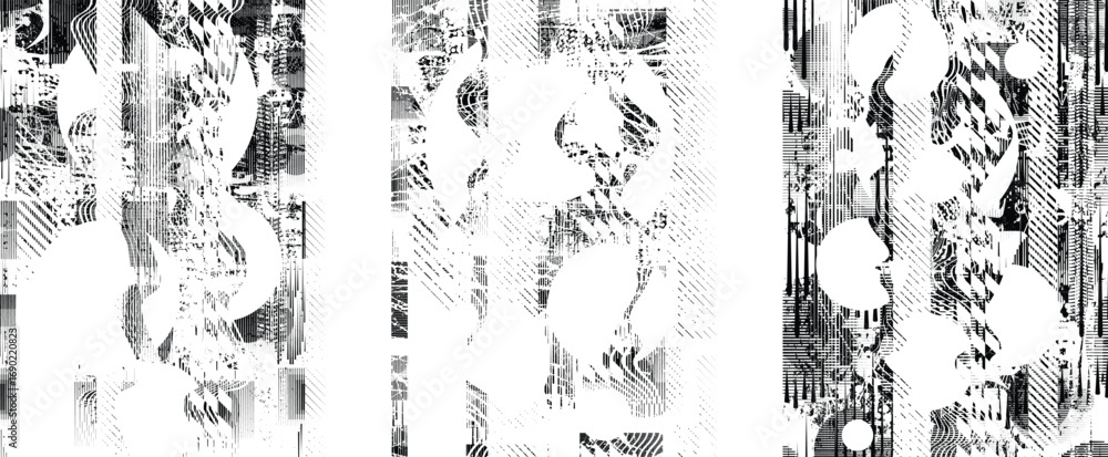Poster glitch distorted geometric shape . noise destroyed logo . trendy cyber punk poster . glitched frame 