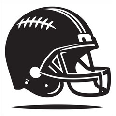 Naklejka premium American Football Helmet