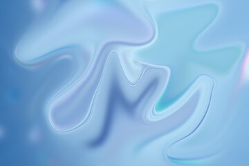 Fototapeta premium Soft blue and purple swirling abstract blending dreamlike wisps create serene ethereal ambiance illustration