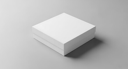 Blank Square Notepad Mockup.