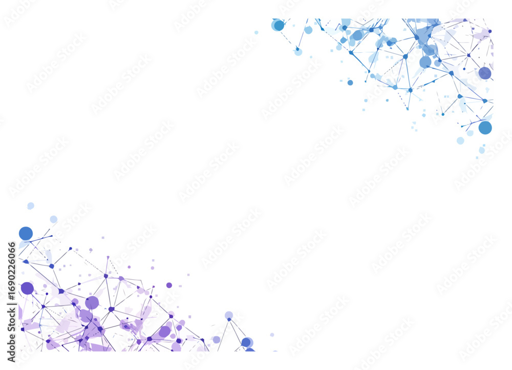 Aufkleber futuristic tech conference background - vector network