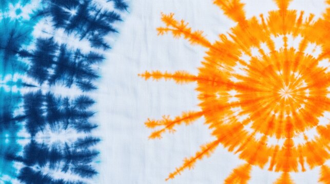 Vibrant Tie Dye Patterns Created Using Creative Techniques for High-Quality Fabric Designs