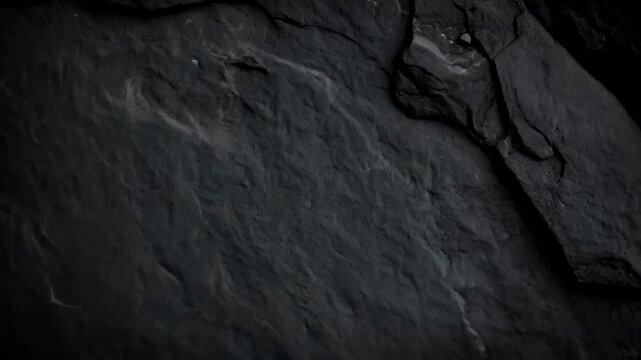 Dark slate texture for background design material, abstract surface of smooth natural stone with cracks
