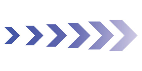 Colorful arrow speed graphic design. Symbolizing motion, fast, moving arrow, going, acceleration, progress, and direction. Transparent and PNG background vector illustration