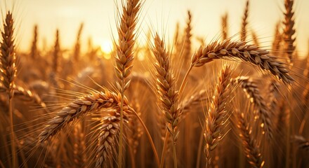 Golden Harvest A Blend of Business, Technology, Nature, and Abstract Lifestyle Background