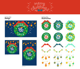 Fototapeta premium Christmas SALE