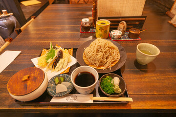 京都一乗寺にあった蕎麦切塩釜の蕎麦