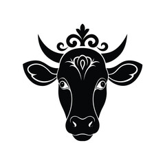 cow head vector