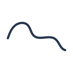 Abstract scribble line vector, scribble elements.