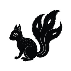 Obraz premium squirrel vector illustration