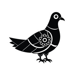 vector illustration of a dove