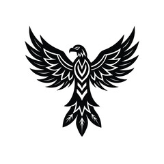 vector illustration of an eagle