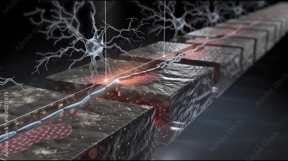 Poster bdnf. brain-derived neurotrophic factor. neuroplasticity. brain health. cognitive function. illustra
