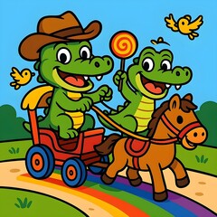 Obraz premium me and my pony