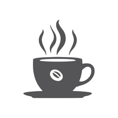 Coffee cup vector silhouette icon, Flat design, symbol, trending, Coffee cup icon,
logo template, Editable Stroke, vector sign, branding and design, Hot coffee, graphic, Creative, Designer,
