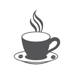 Coffee cup vector silhouette icon, Flat design, symbol, trending, Coffee cup icon,
logo template, Editable Stroke, vector sign, branding and design, Hot coffee, graphic, Creative, Designer,
