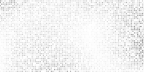 Halftone grunge gradient texture. Vanishing polka dot background. Repeating dots gradation abstract modern