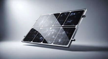 Modern solar panel array for sustainable energy generation and environment preservation